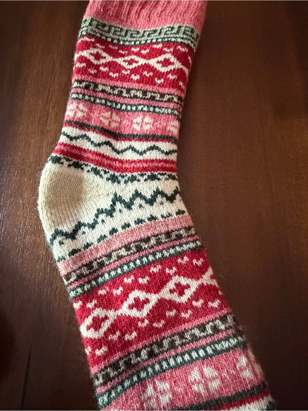 “🌲 Bundle of 3 Vibrant Nordic Fair Isle Crew Socks 🌲